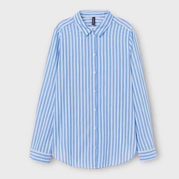 ✨H&M✨ Cotton Shirt Size 2 - Picture 1 of 11